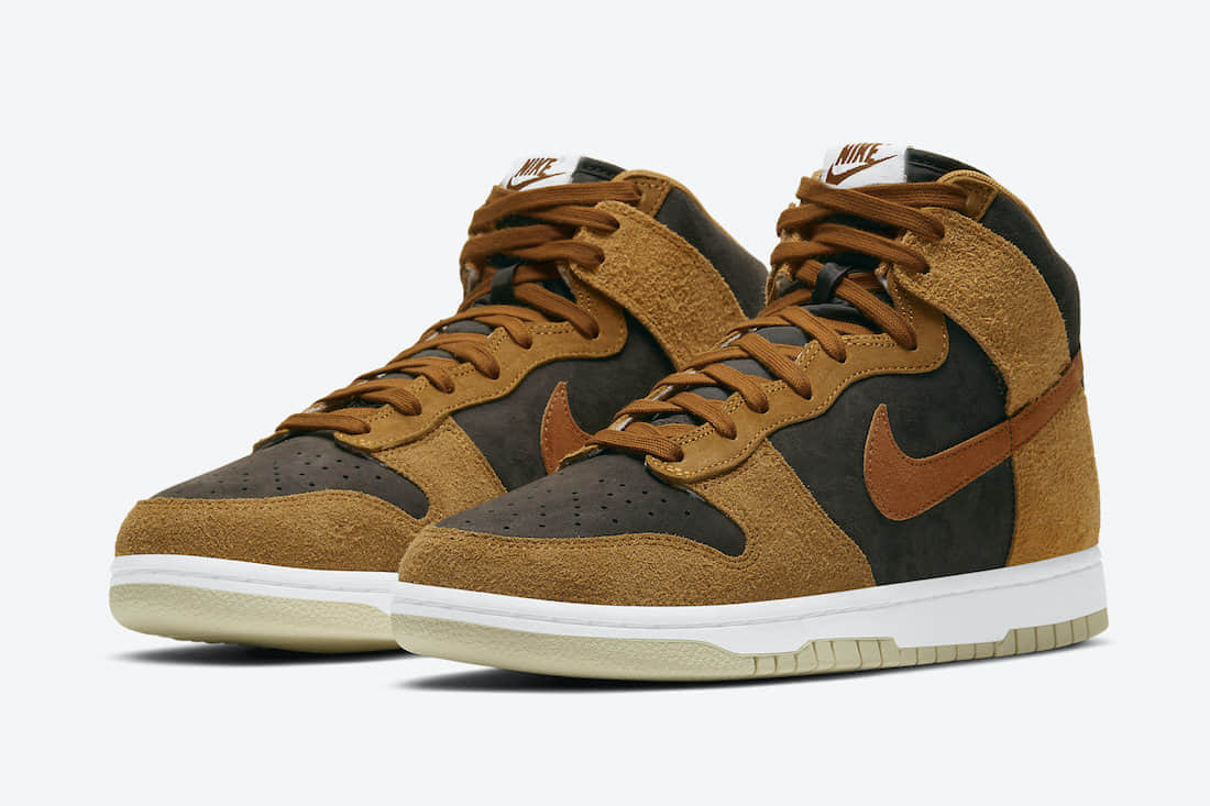 全新小麦Nike Dunk Hi官图释出！冬日球鞋选这双！ (ID:60685) - 图片1