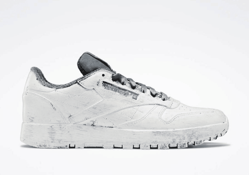 油漆印刷分趾鞋!Maison Margiela x Reebok联名鞋即将登场! 货号:H04859