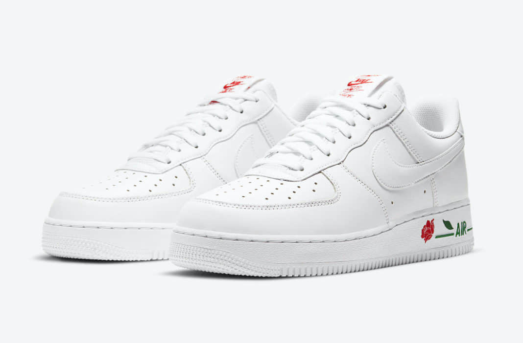 两双全新Nike AF1官图释出！你选白玫瑰还是粉玫瑰？ (ID:60730) - 图片1