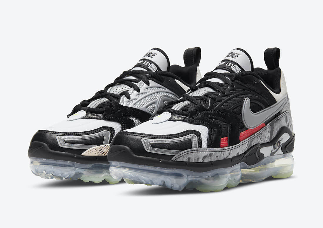 不对称鸳鸯细节+超多元素点缀!全新Nike Air VaporMax EVO即将登场! 货号:DD3054-001