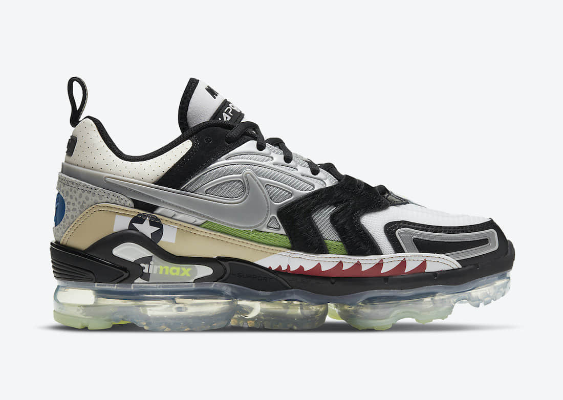 不对称鸳鸯细节+超多元素点缀!全新Nike Air VaporMax EVO即将登场! 货号:DD3054-001