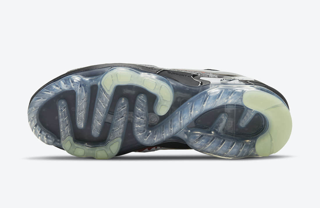 不对称鸳鸯细节+超多元素点缀!全新Nike Air VaporMax EVO即将登场! 货号:DD3054-001