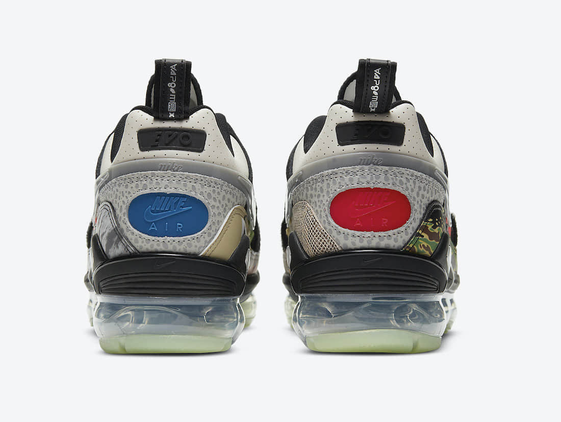 不对称鸳鸯细节+超多元素点缀!全新Nike Air VaporMax EVO即将登场! 货号:DD3054-001