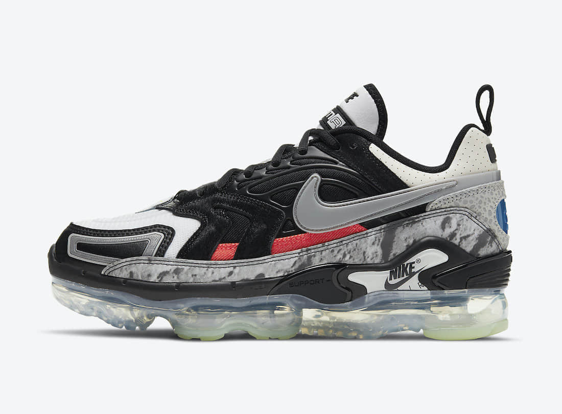 不对称鸳鸯细节+超多元素点缀!全新Nike Air VaporMax EVO即将登场! 货号:DD3054-001