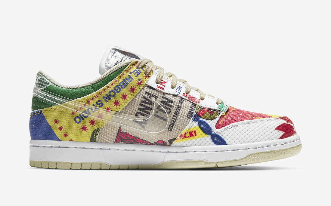 买鞋还送购物袋!Nike Dunk Low “City Market”下月登场! 货号:DA6125-900
