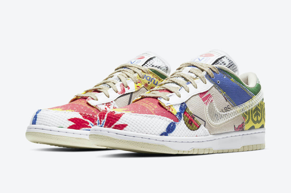 买鞋还送购物袋!Nike Dunk Low “City Market”下月登场! 货号:DA6125-900