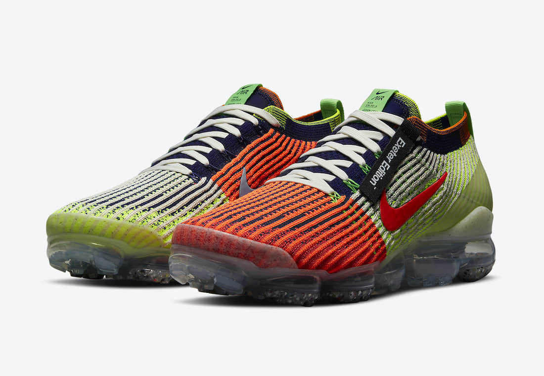吸睛撞色鸳鸯!这双VaporMax辨识度一流! 货号:DH1307-200