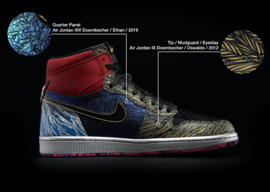 超限量!仅17双!慈善AJ1“ What the Doernbecher”首度曝光!