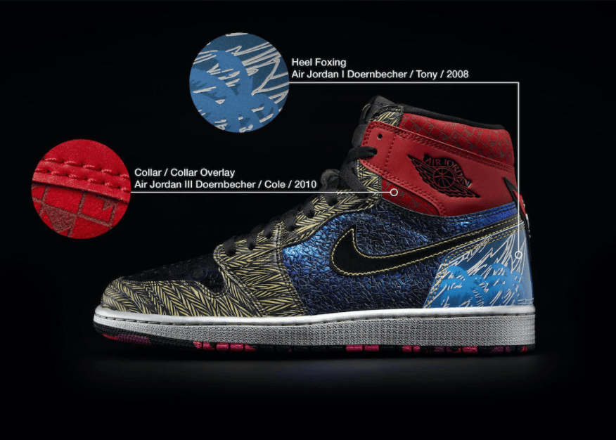 超限量!仅17双!慈善AJ1“ What the Doernbecher”首度曝光!