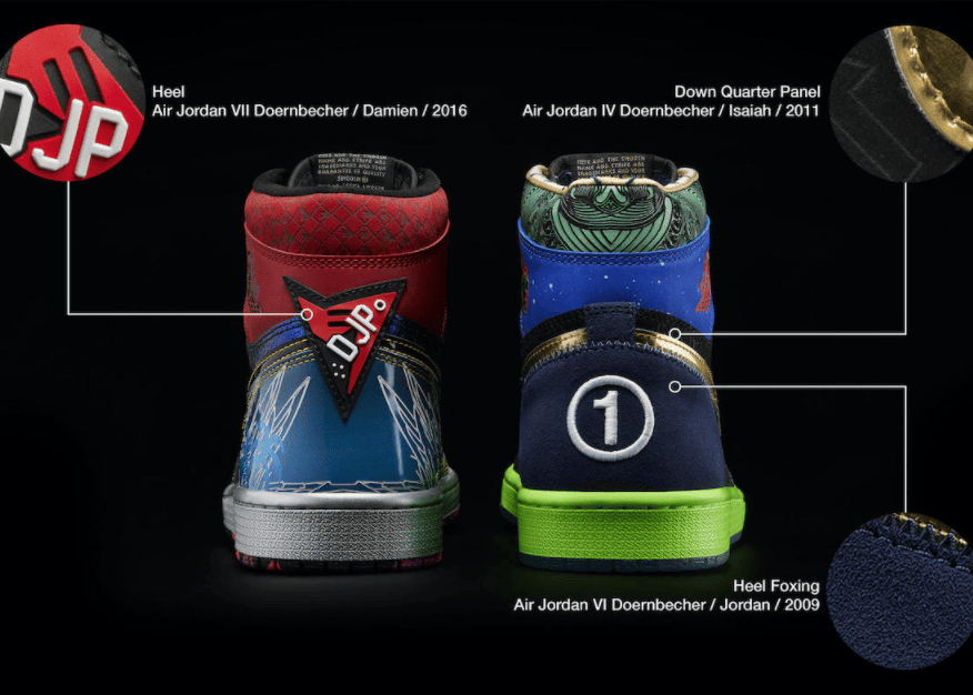 超限量!仅17双!慈善AJ1“ What the Doernbecher”首度曝光!
