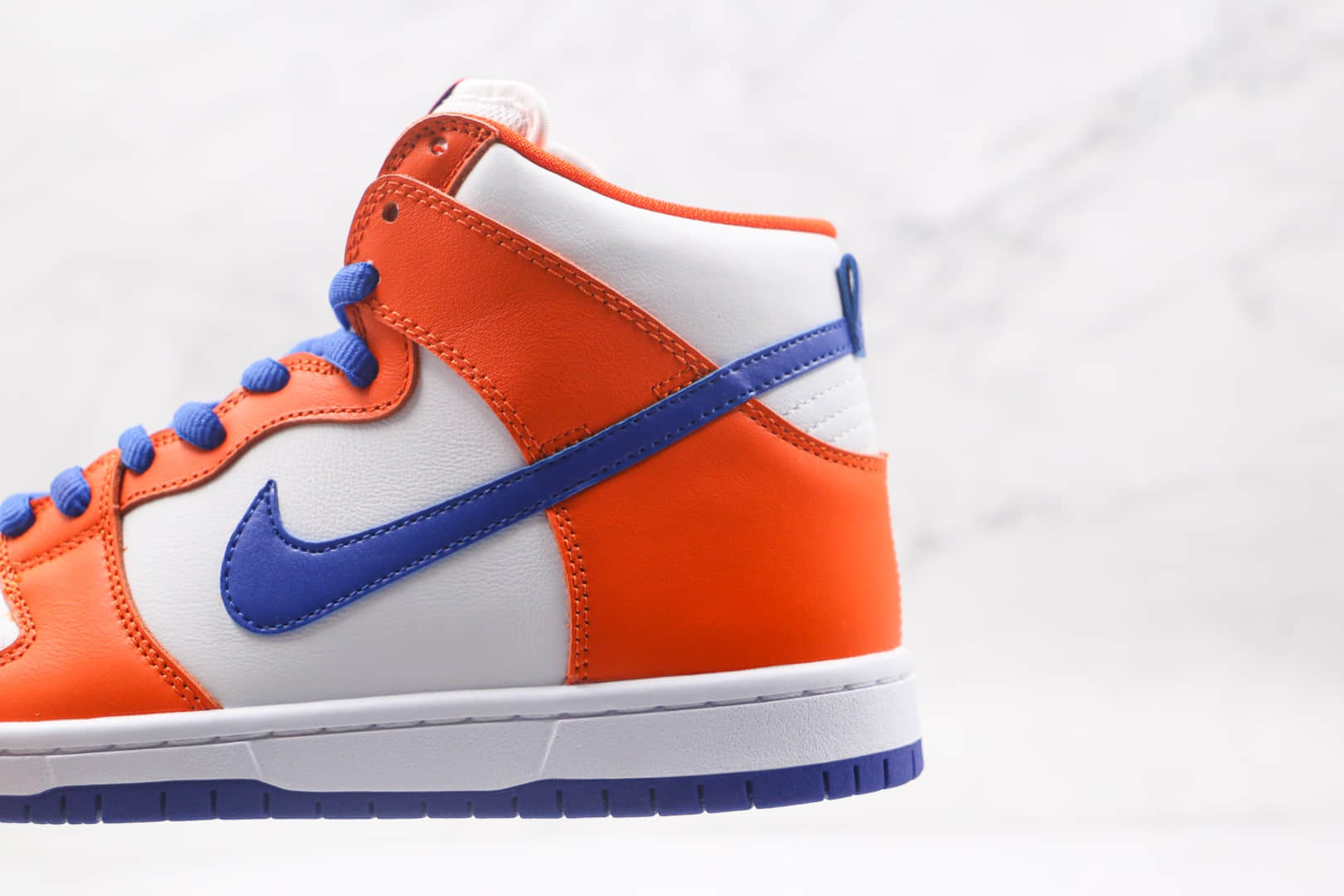 耐克Nike SB Dunk High Danny Supa纯原版本高帮SB DUNK四大天王白蓝橙色板鞋原楦头纸板打造 货号:AH0471-841