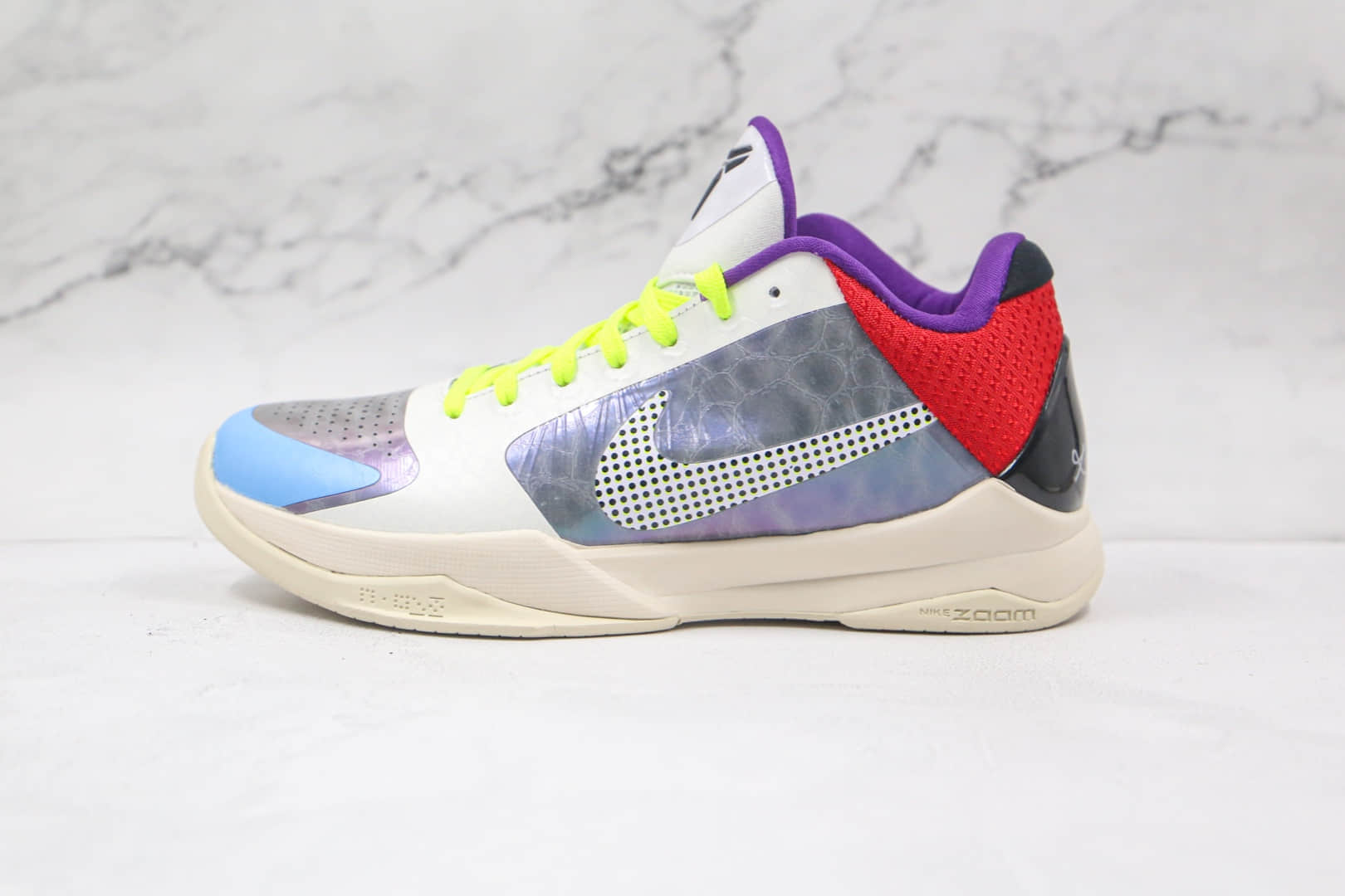 耐克Nike Kobe 5 Protro PJ TuckerPE纯原版本科比5代淡奶油颗粒灰塔克多色篮球鞋内置真实碳板支持实战 (ID:61209) - 图片1