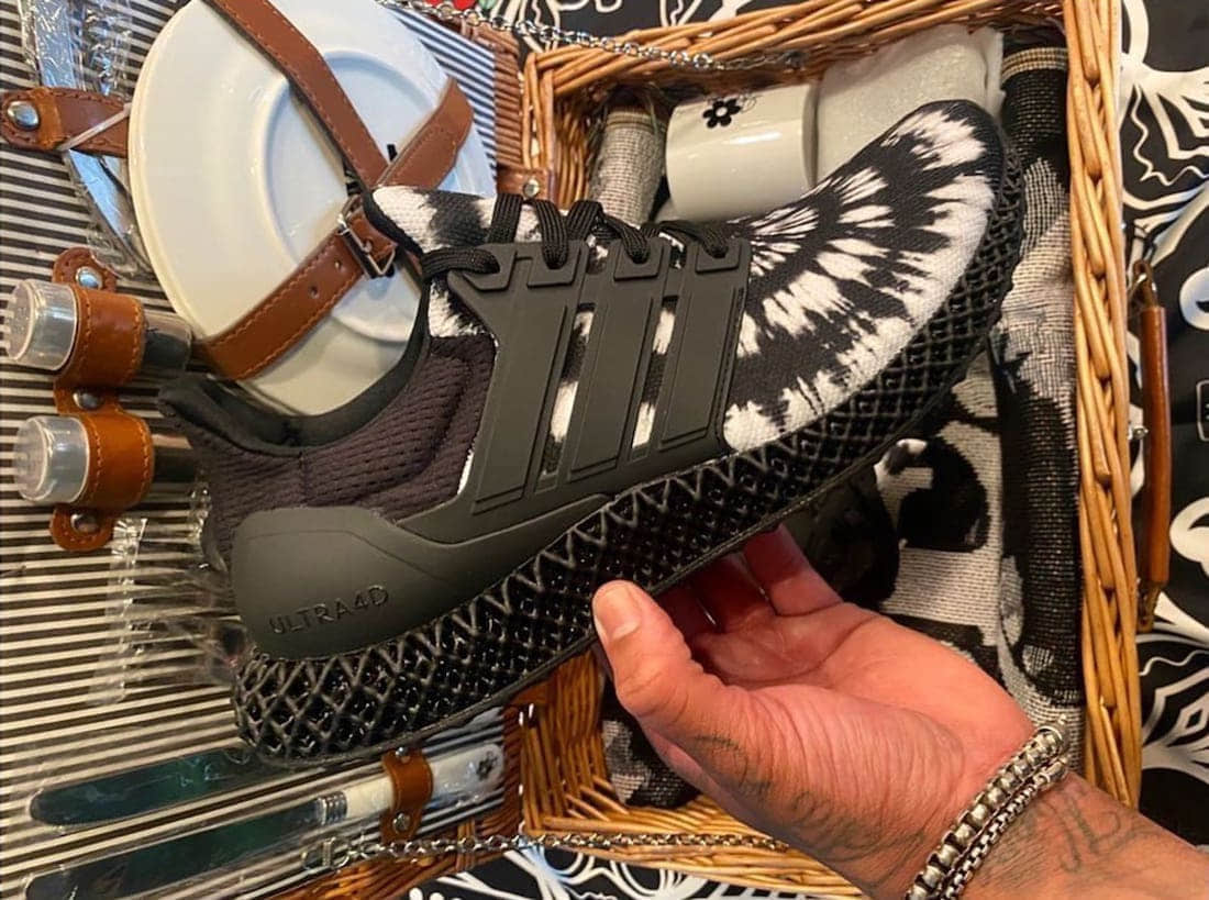 黑白扎染！全新Nice Kicks x adidas Ultra 4D惊艳亮相！鞋盒居然是野餐篮！ (ID:61221) - 图片1