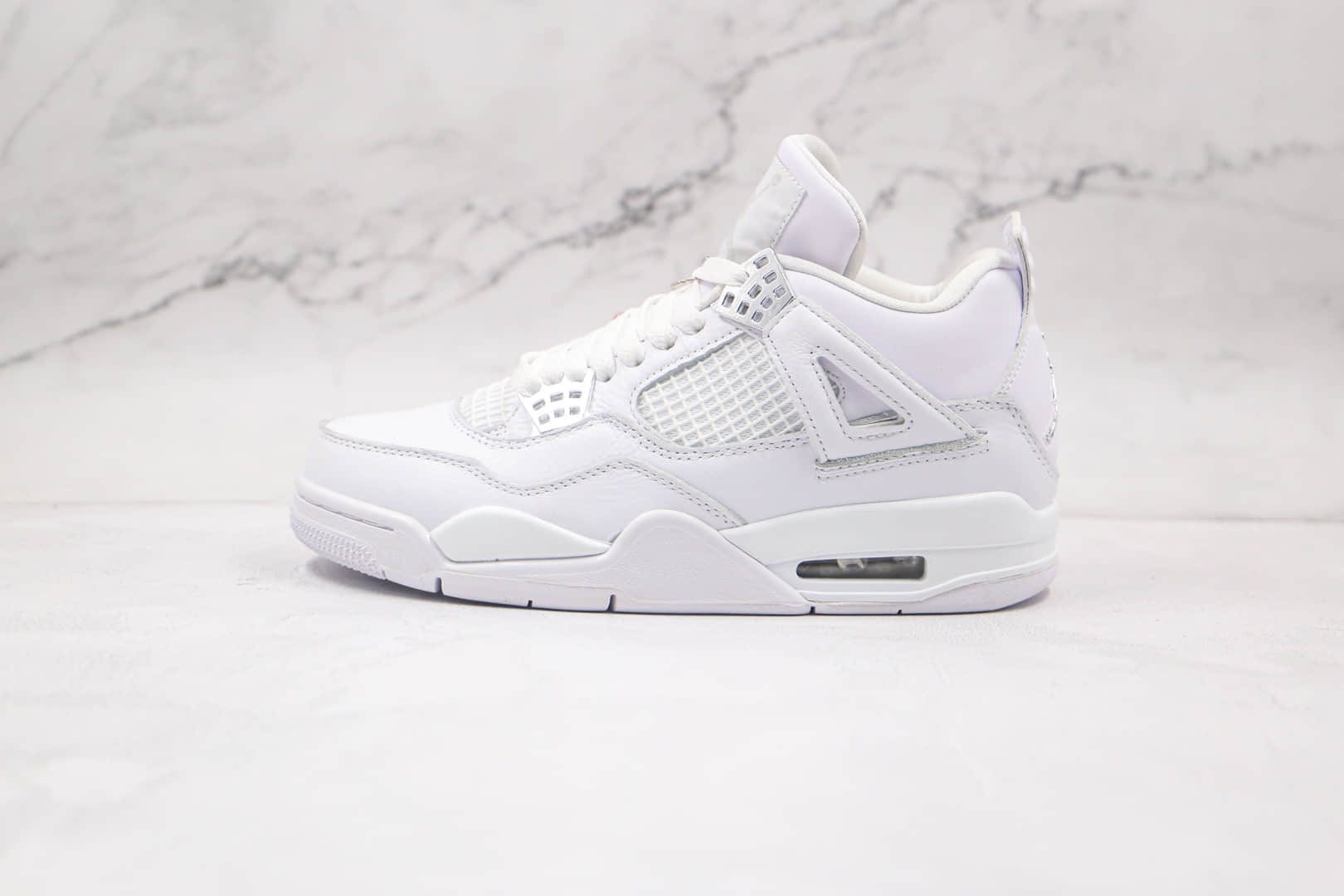 乔丹Air Jordan 4 SE纯原版本高帮AJ4纯白篮球鞋原楦头纸板打造原盒原标 (ID:61320) - 图片1