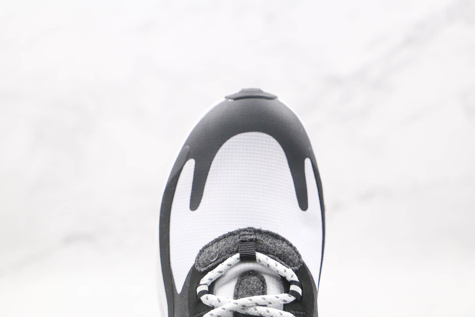 耐克Nike React Air Max 270V2纯原版本瑞亚半掌气垫Max270二代黑白气垫鞋真小潘气垫 货号:CQ4805-101
