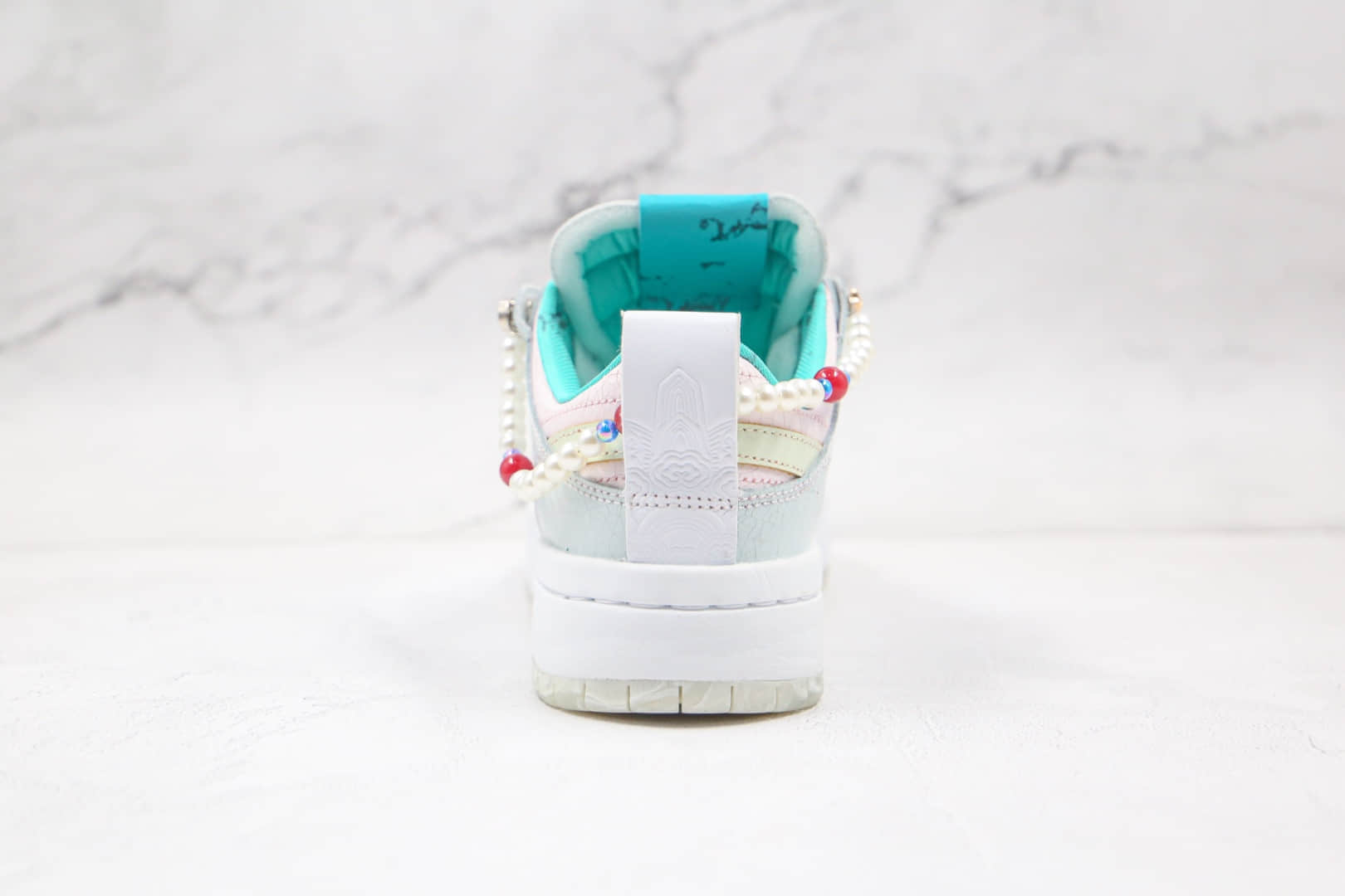 耐克Nike Dunk Low Disrupt纯原版本低帮DUNK刮刮乐紫禁城白绿宝石珍珠板鞋内置气垫 货号:DC3282-013