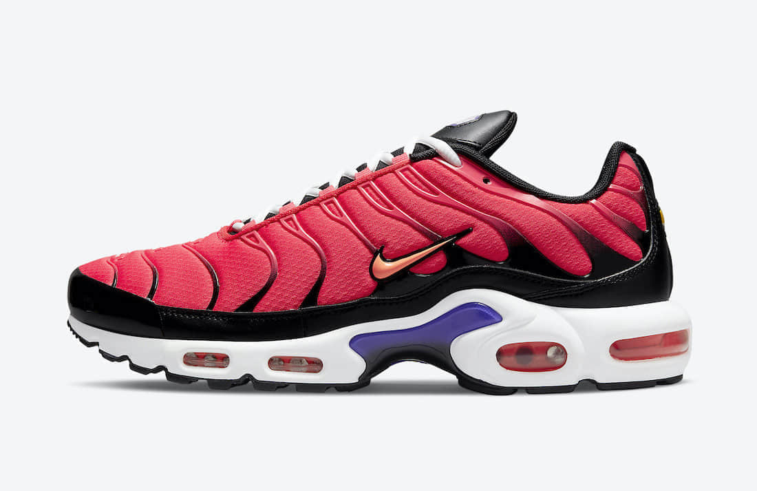 这双复古跑鞋有点抢眼!全新Nike Air Max Plus即将发售! 货号:DJ5138-600