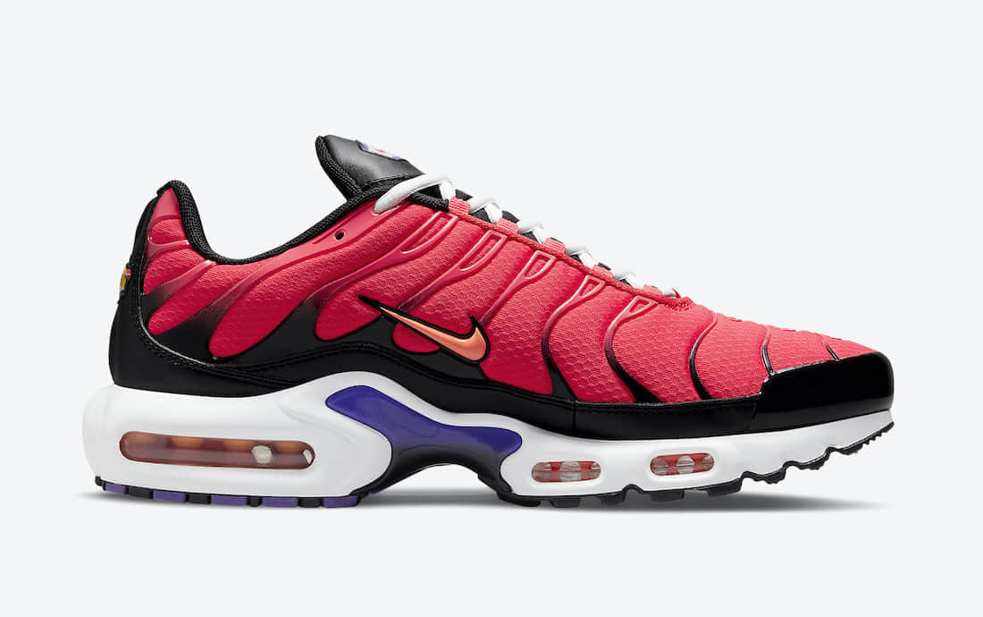 这双复古跑鞋有点抢眼!全新Nike Air Max Plus即将发售! 货号:DJ5138-600