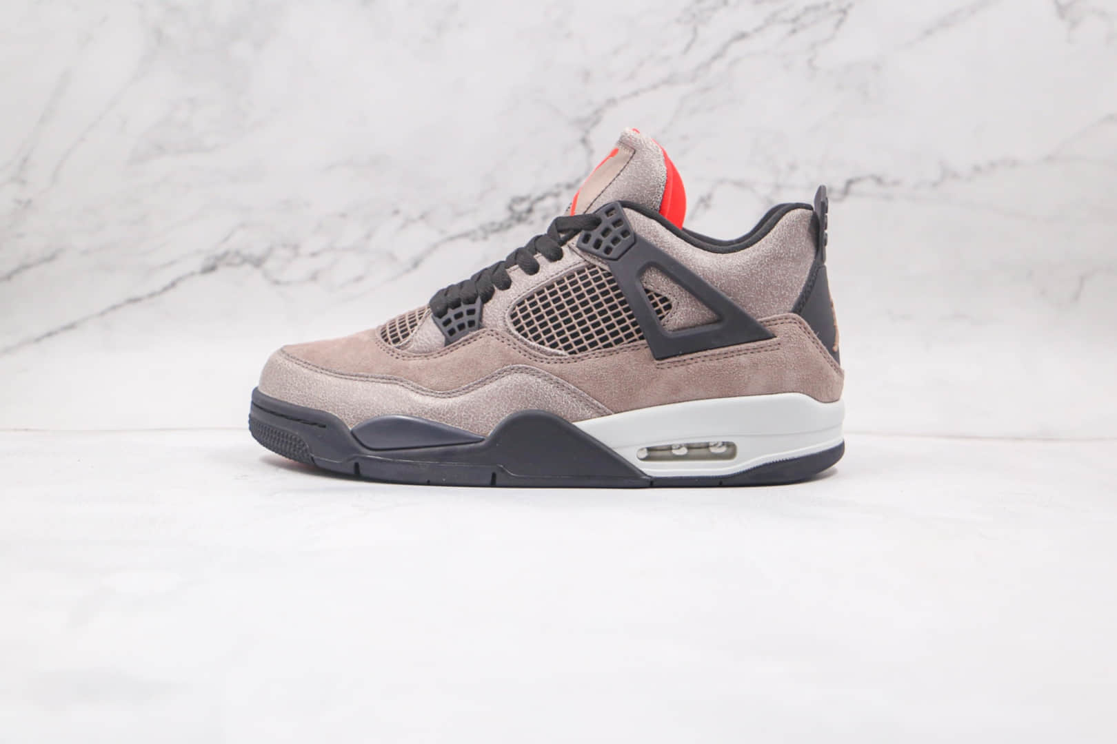 乔丹Air Jordan 4 Retro Taupe Haze纯原版本黑棕摩卡爆裂纹AJ4篮球鞋原楦头纸板打造 (ID:61855) - 图片1