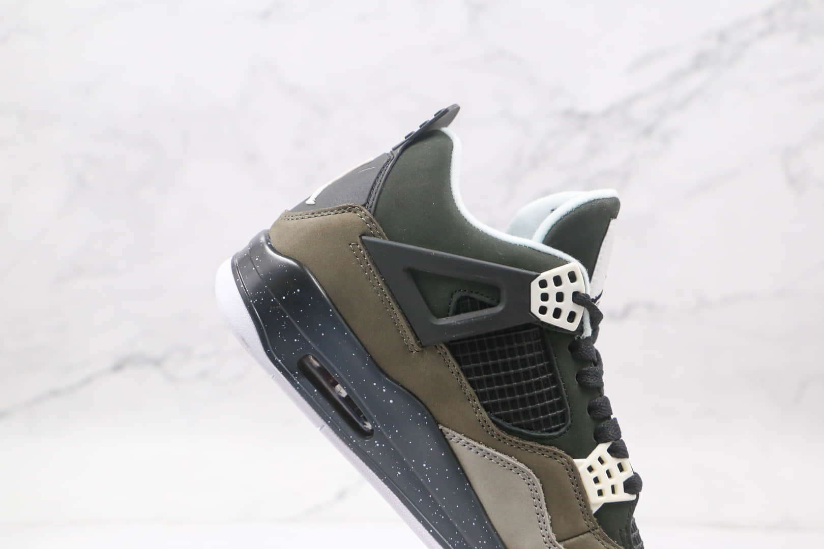 乔丹Air Jordan 4纯原版本绿色奥利奥AJ4恐惧限定配色篮球鞋原档案数据开发 货号:626969-030