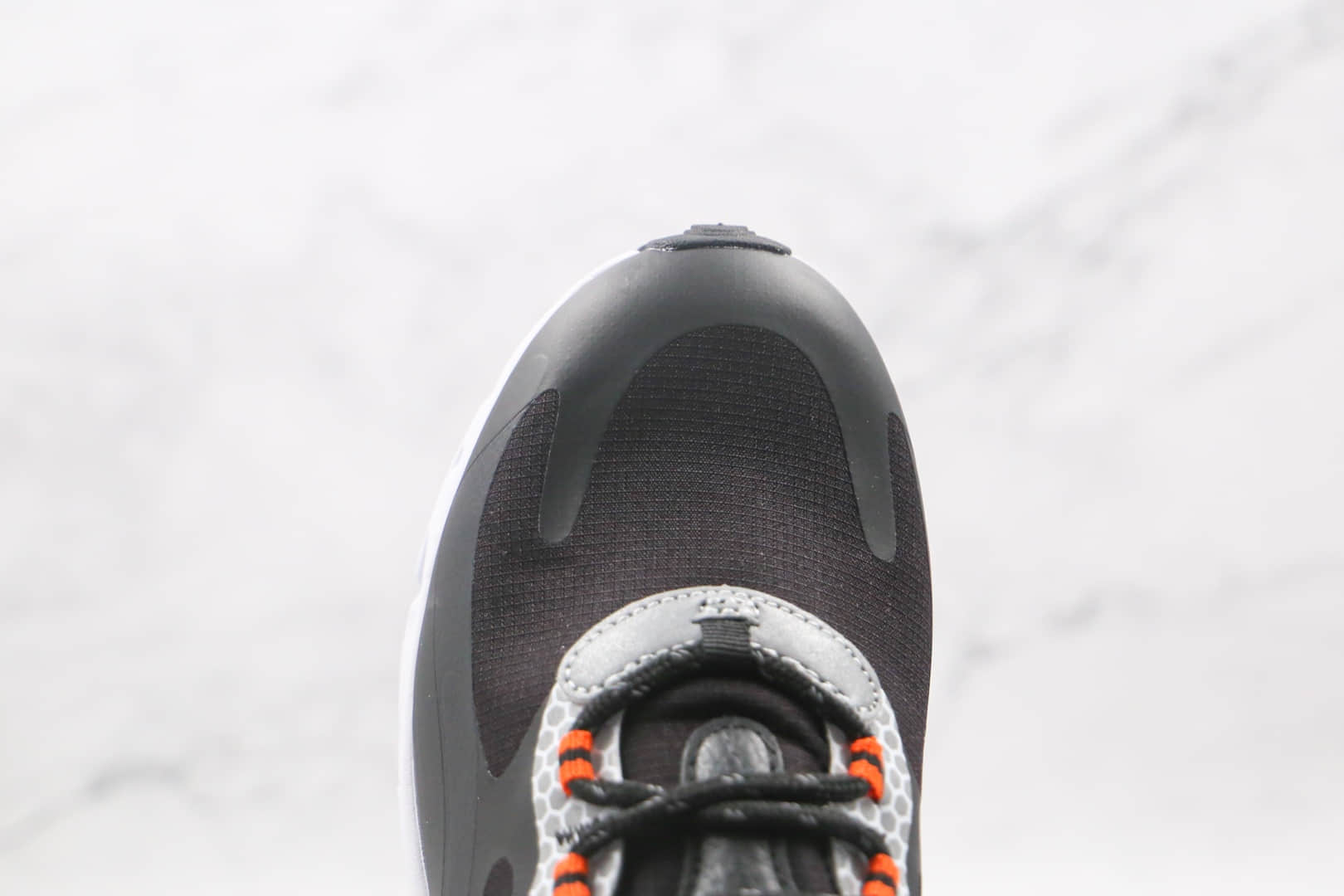 耐克Nike React Air Max 270V2纯原版本半掌气垫Max270二代黑银色真小潘气垫大底 货号:CT1834-001