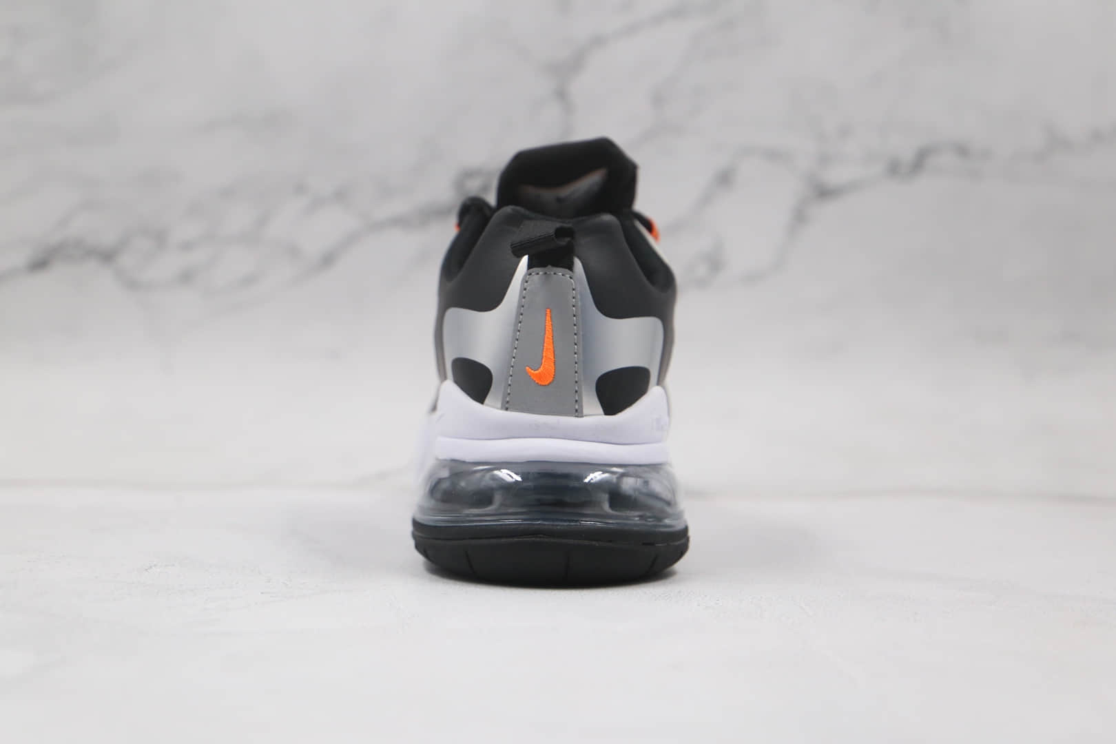 耐克Nike React Air Max 270V2纯原版本半掌气垫Max270二代黑银色真小潘气垫大底 货号:CT1834-001