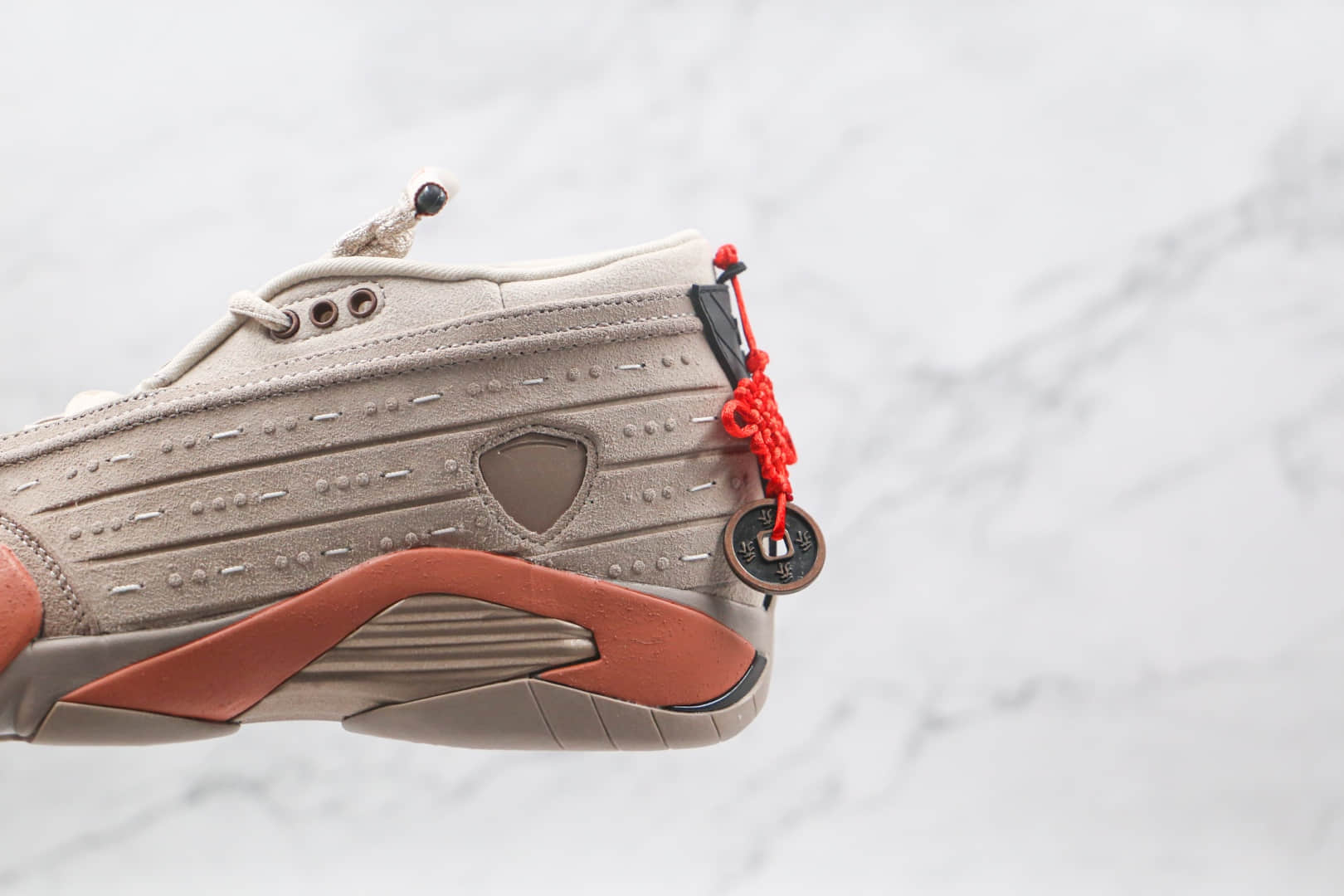 乔丹Air Jordan 14 Low x CLOT陈冠希联名款纯原版本兵马俑AJ14中国结铜钱篮球鞋原盒原标 货号:DC9857-200