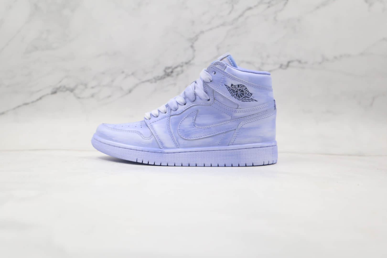 乔丹Air Jordan 1 Artificial brush color纯原版本高帮AJ1淡紫色人工擦色板鞋原楦头纸板打造 (ID:62270) - 图片1