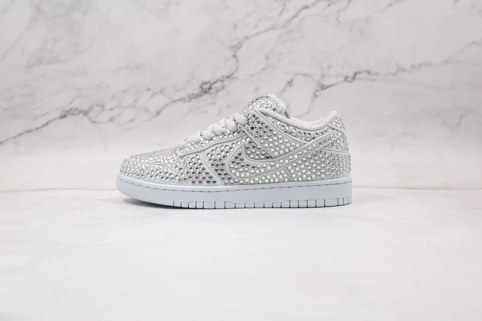 耐克Nike Dunk Low x Cactus Plant Flea Market联名款纯原版本低帮SB DUNK白色水钻板鞋原档案数据开发 (ID:62484) - 图片1