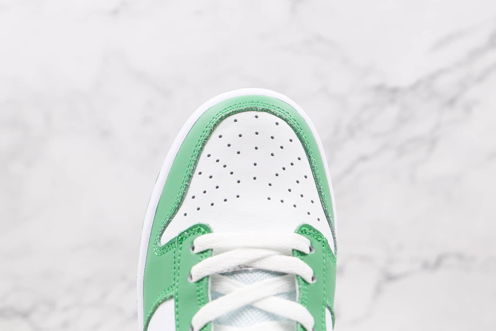 耐克Nike SB Dunk Low Green Tender powder 2021纯原版本低帮SB DUNK白绿色嫩巴黎环保主题板鞋内置气垫 货号:CU1726-188