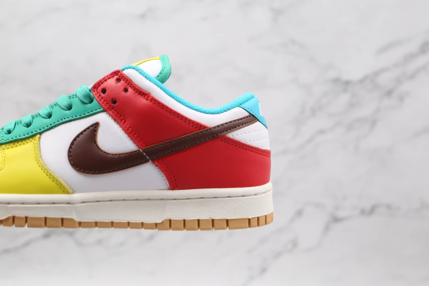 耐克Nike SB Low Free 99纯原版本低帮SB DUNK彩色鸳鸯拼接板鞋内置Zoom气垫 货号:DH0952-100