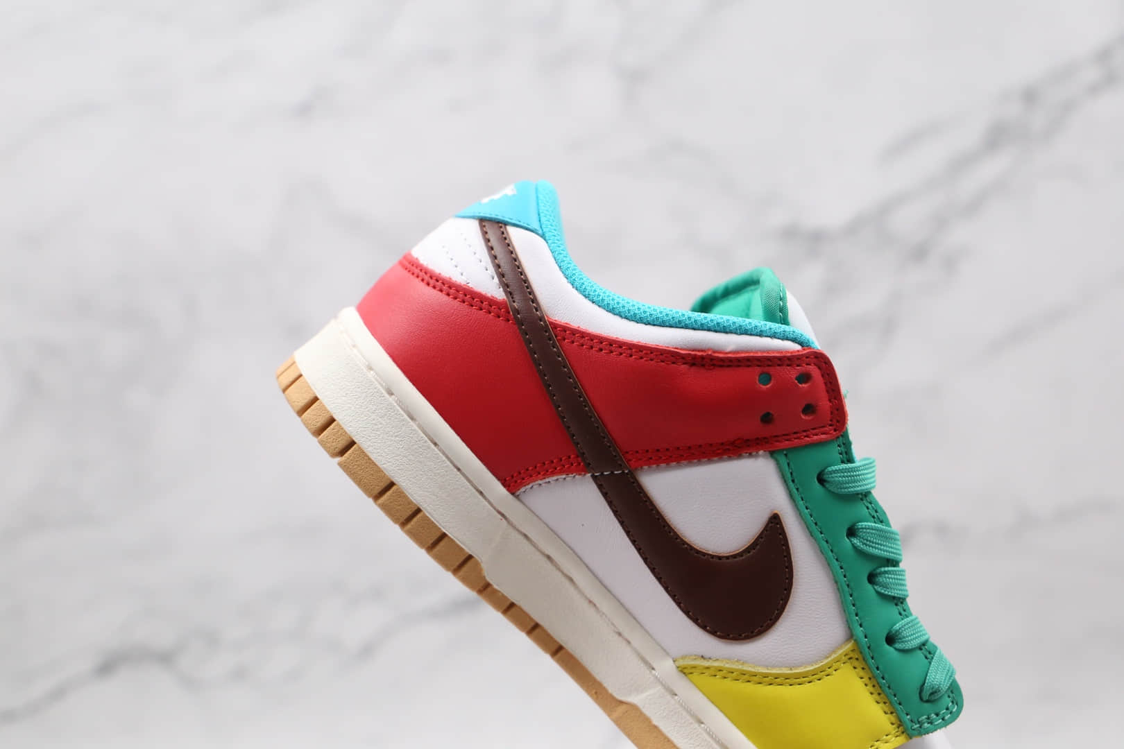 耐克Nike SB Low Free 99纯原版本低帮SB DUNK彩色鸳鸯拼接板鞋内置Zoom气垫 货号:DH0952-100