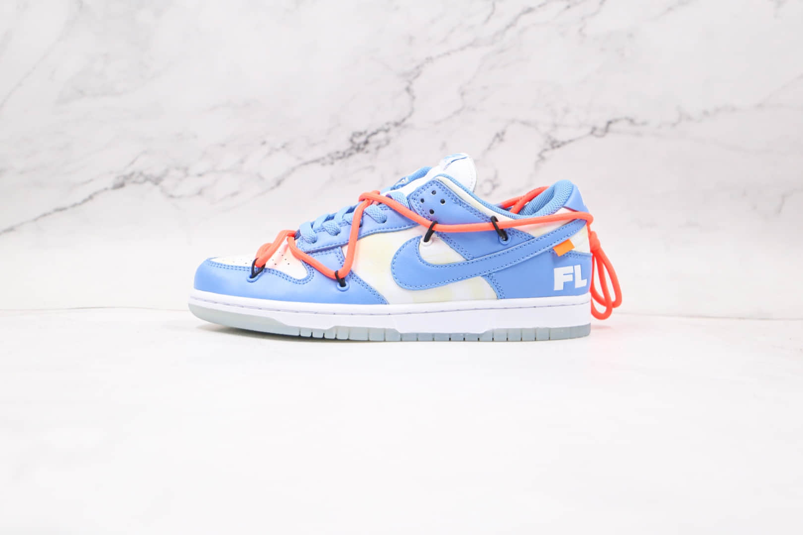 耐克Nike Dunk Low Coast x Off-White联名款纯原版本低帮北卡蓝DUNK板鞋原楦头纸板打造 货号:DD0856-403