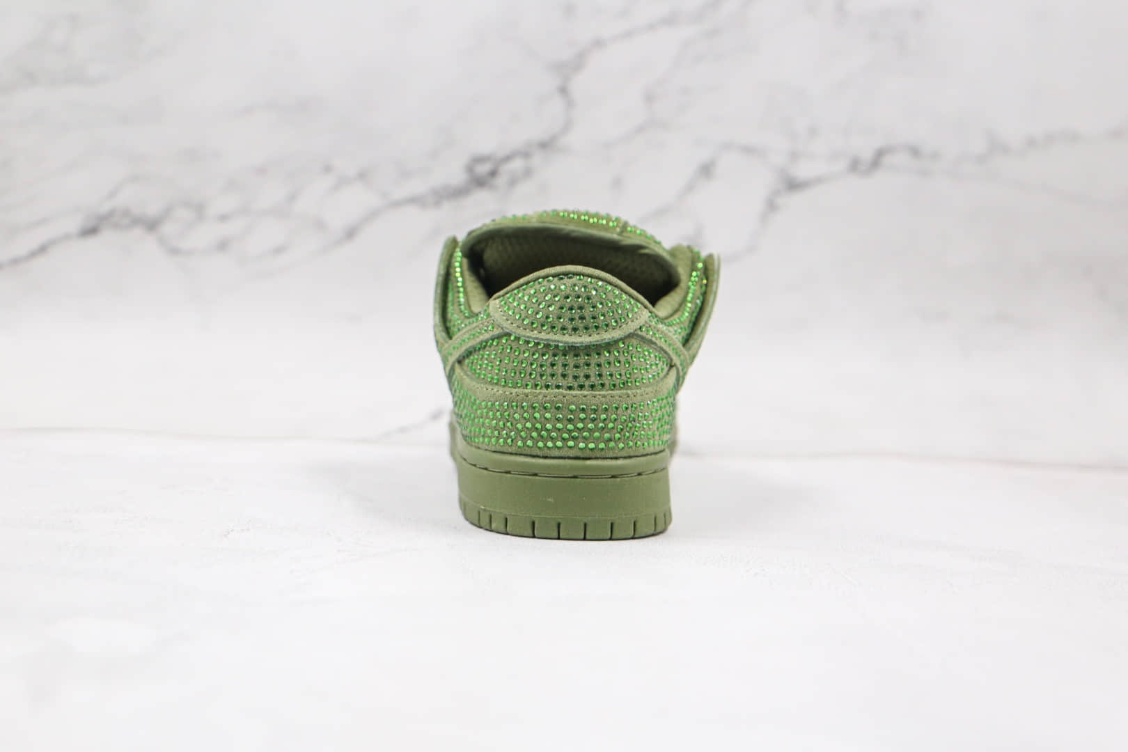 耐克Nike SB Dunk Low x CPFM施华洛世奇联名款纯原版本绿色水钻板鞋内置Zoom气垫 货号:CZ2670-300