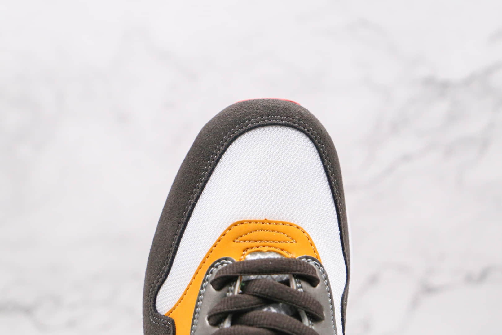 耐克Nike air max 1 white grey dark smoke纯原版本黑白黄蓝复古Max 1气垫鞋原盒原标 货号:CZ8138-100