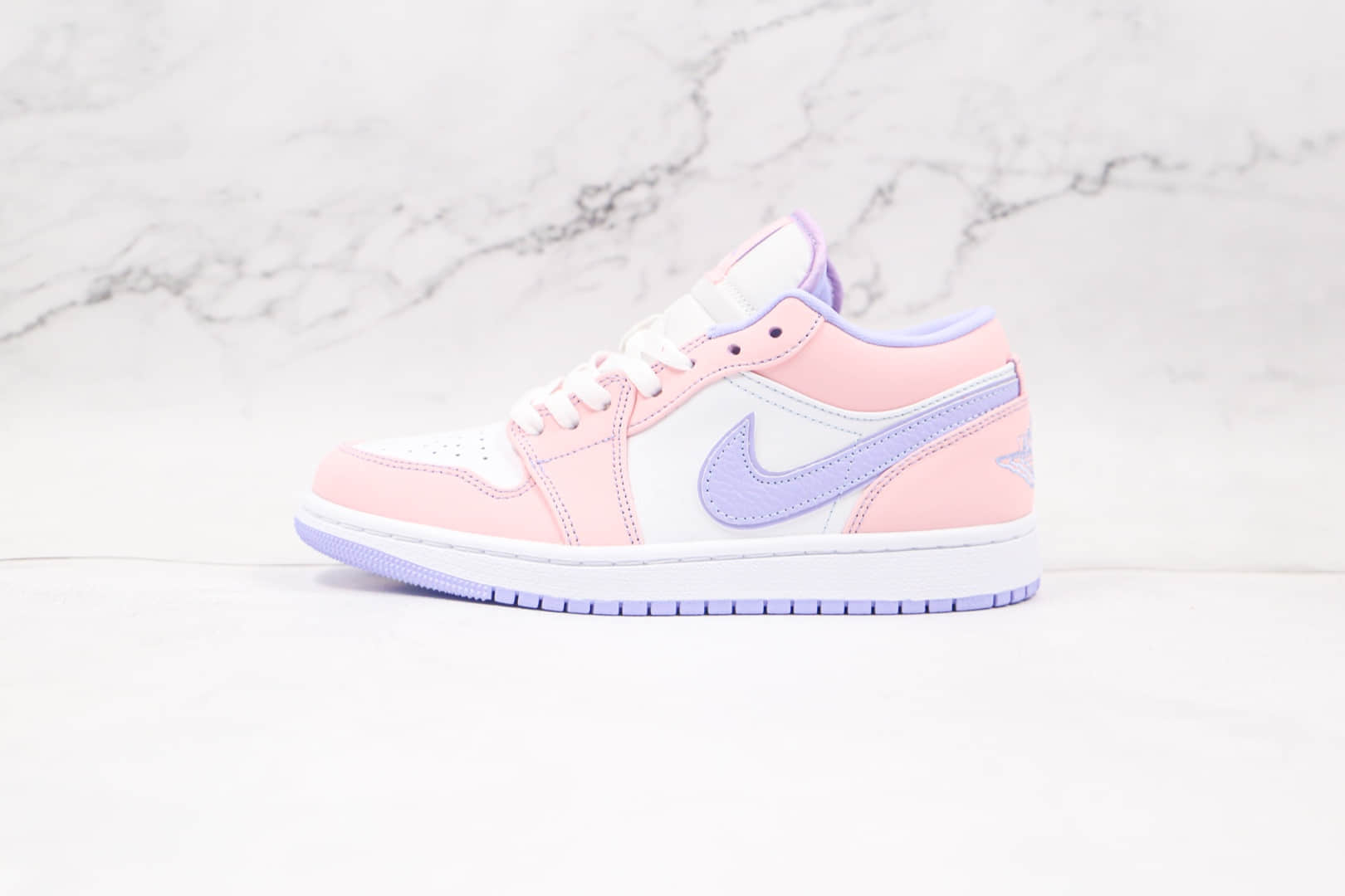 乔丹Air Jordan 1 Low SE Arctic Punch纯原版本低帮AJ1粉白黛紫薰衣草配色板鞋正确后跟定型 (ID:63068) - 图片1
