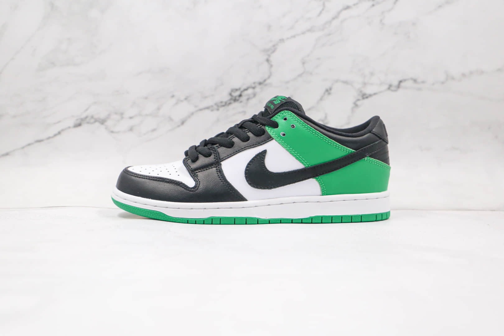 耐克Nike SB Dunk Low Court Purple纯原版本低帮SB DUNK白绿黑脚趾板鞋内置后掌Zoom气垫 (ID:63143) - 图片1
