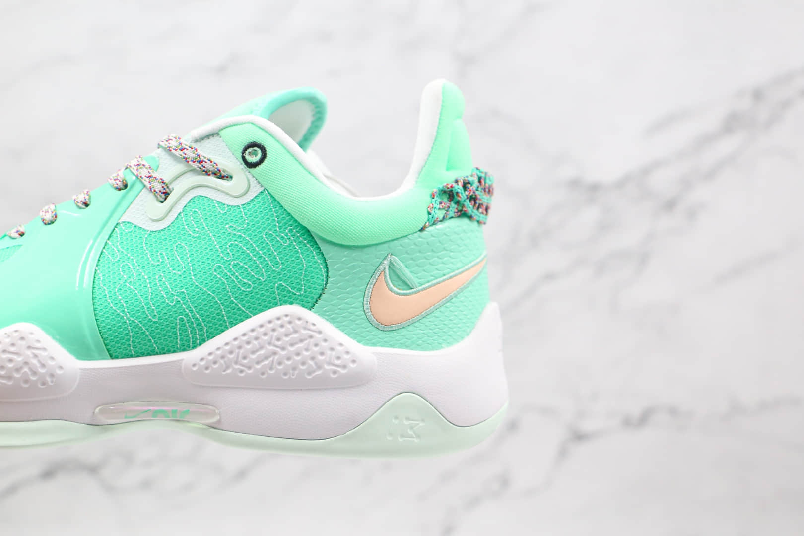 耐克Nike PG5纯原版本保罗乔治五代薄荷绿篮球鞋内置气垫支持实战 货号:CW3143-300