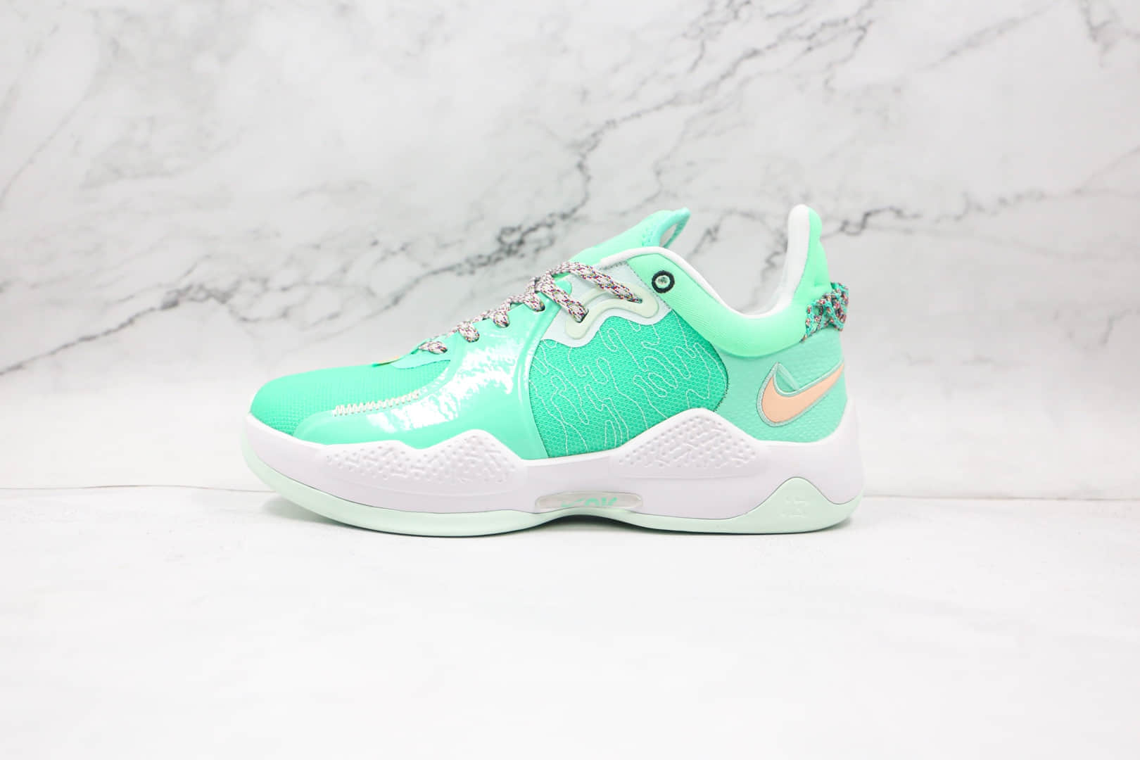 耐克Nike PG5纯原版本保罗乔治五代薄荷绿篮球鞋内置气垫支持实战 货号:CW3143-300