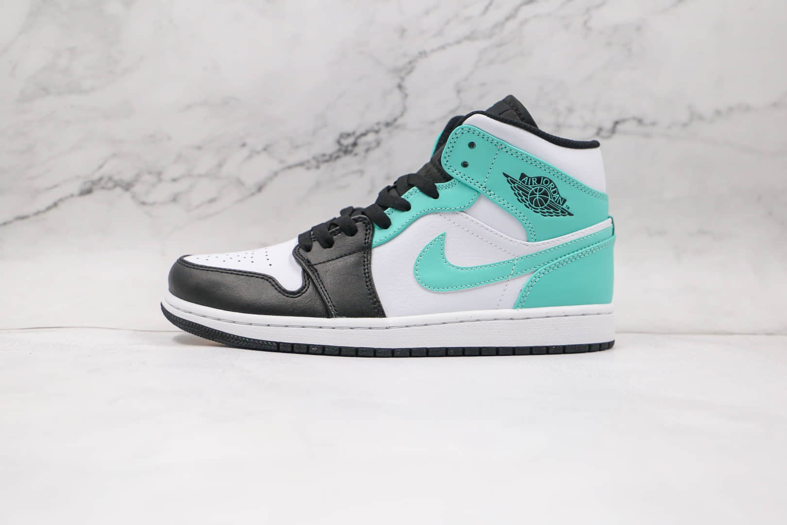 乔丹Air Jordan 1 Mid纯原版本中帮AJ1蒂芙尼绿篮球鞋原档案数据开发 货号:554724-132
