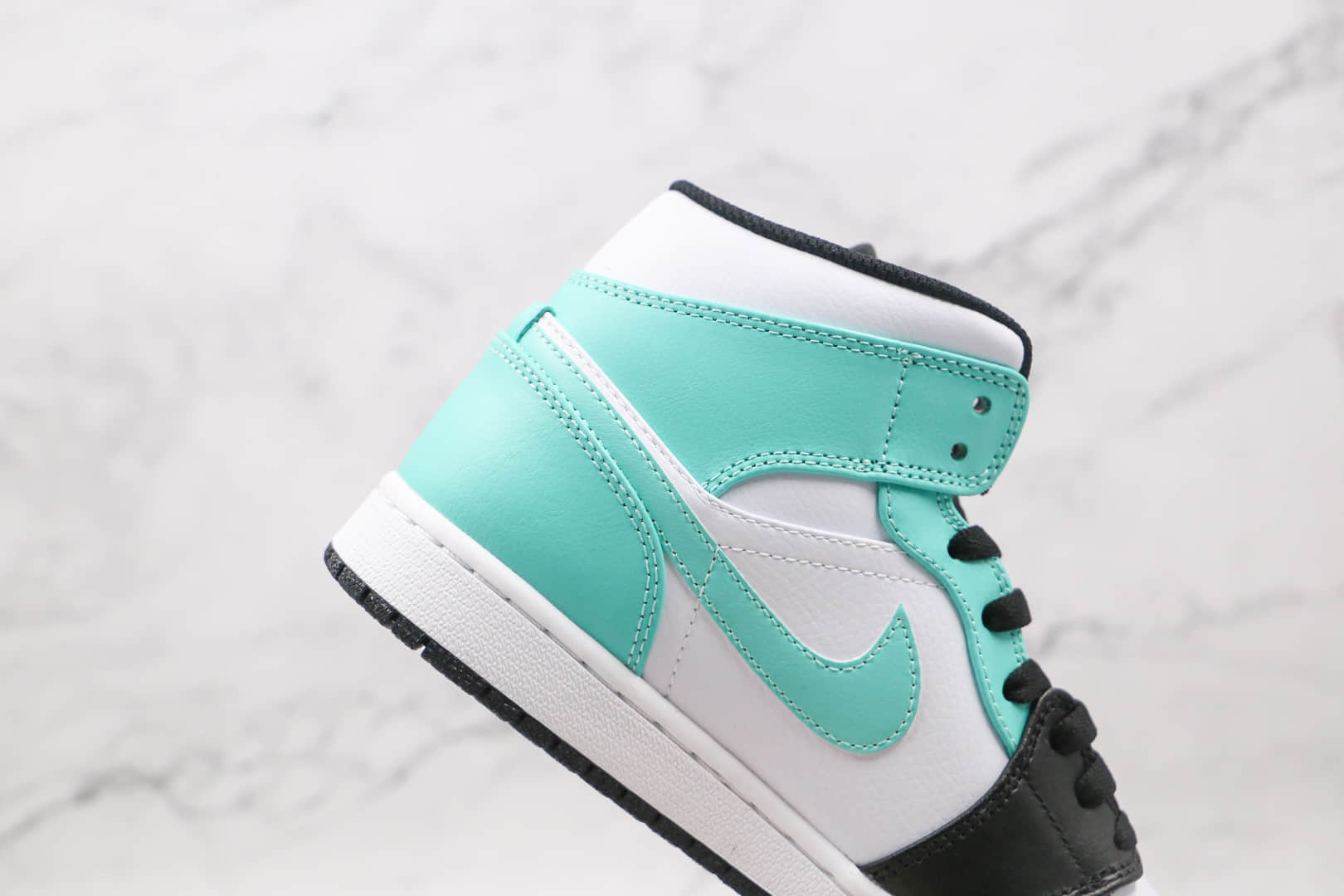 乔丹Air Jordan 1 Mid纯原版本中帮AJ1蒂芙尼绿篮球鞋原档案数据开发 货号:554724-132