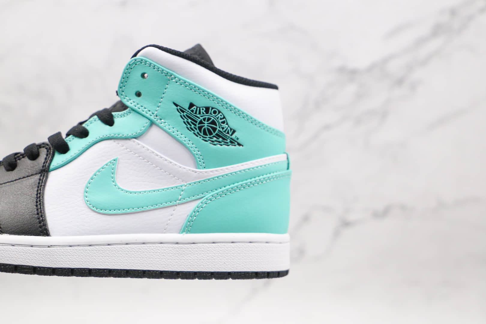 乔丹Air Jordan 1 Mid纯原版本中帮AJ1蒂芙尼绿篮球鞋原档案数据开发 货号:554724-132