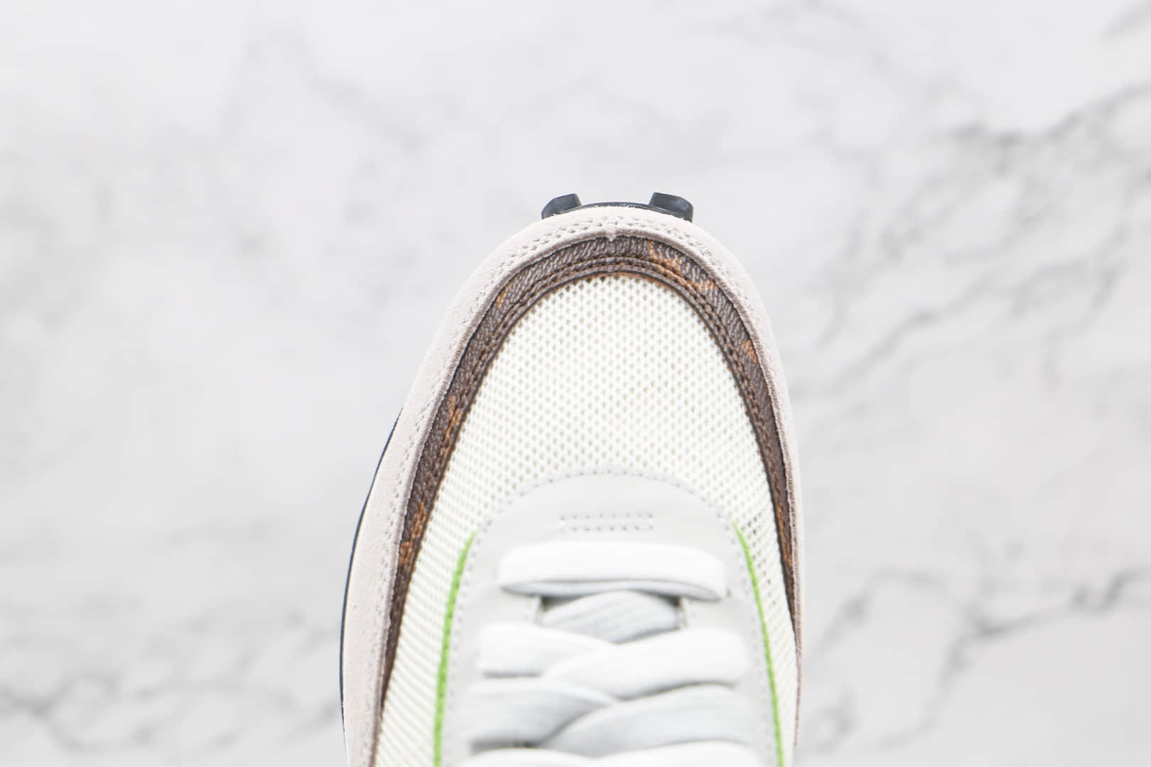 耐克NIKE LDV Waffle x sacai x LV三方联名款纯原版本华夫白橙色慢跑鞋原盒配件齐全 货号:BV0076-002