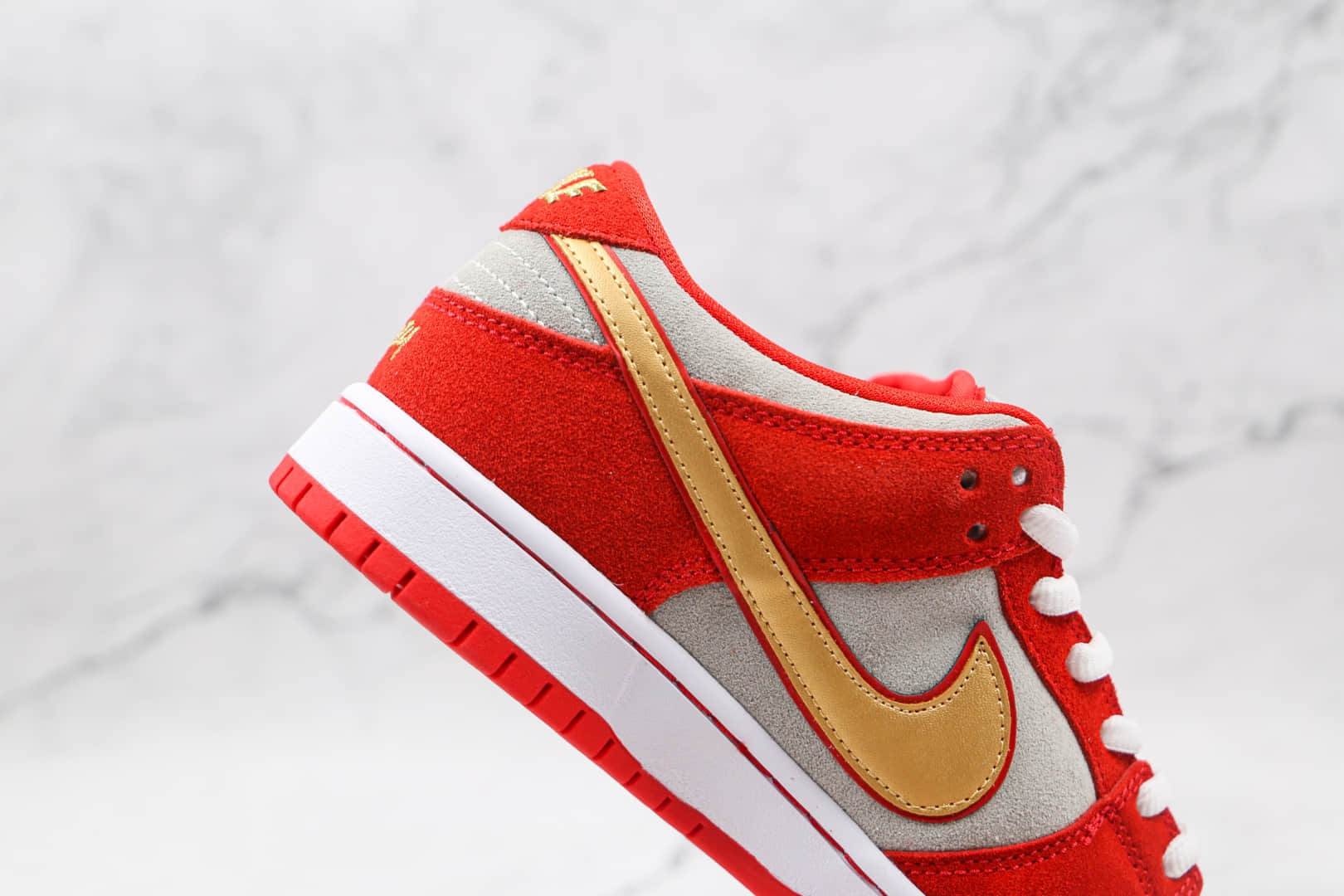 耐克Nike SB Dunk Low Nasty Boys纯原版本低帮SB DUNK灰红金钩美国国旗板鞋内置气垫 货号:304292-610
