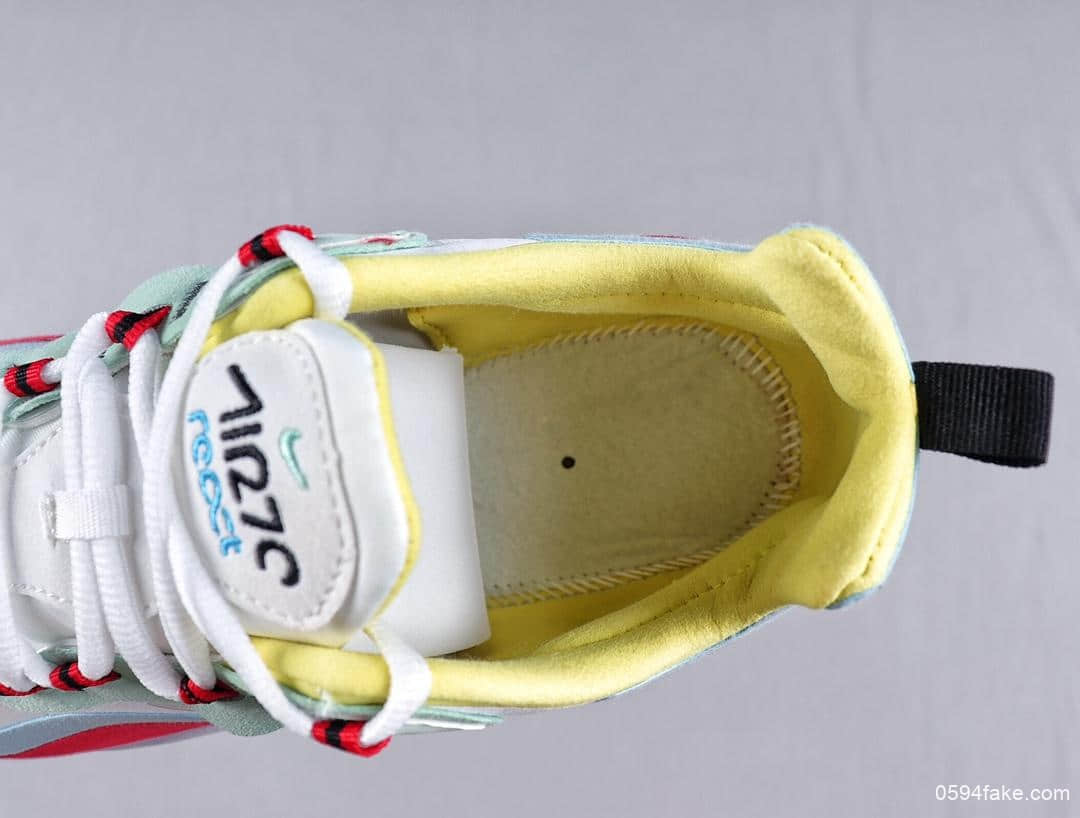 耐克Nike Air Max 270 React Bauhaus小红书爆款纯原版本Max270全网终端首发新款新配色 货号:AO6174-002