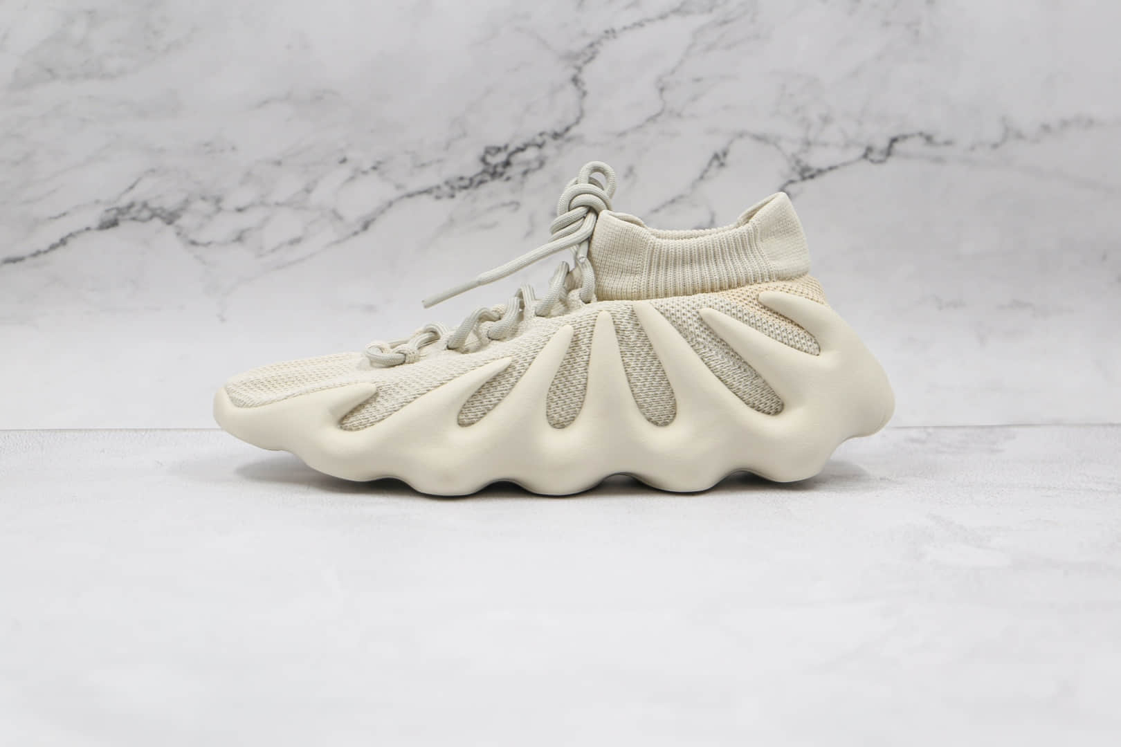 阿迪达斯Adidas Yeezy 450 Sample纯原版本椰子450白色火山编织袜套鞋原盒原标 货号:H68038
