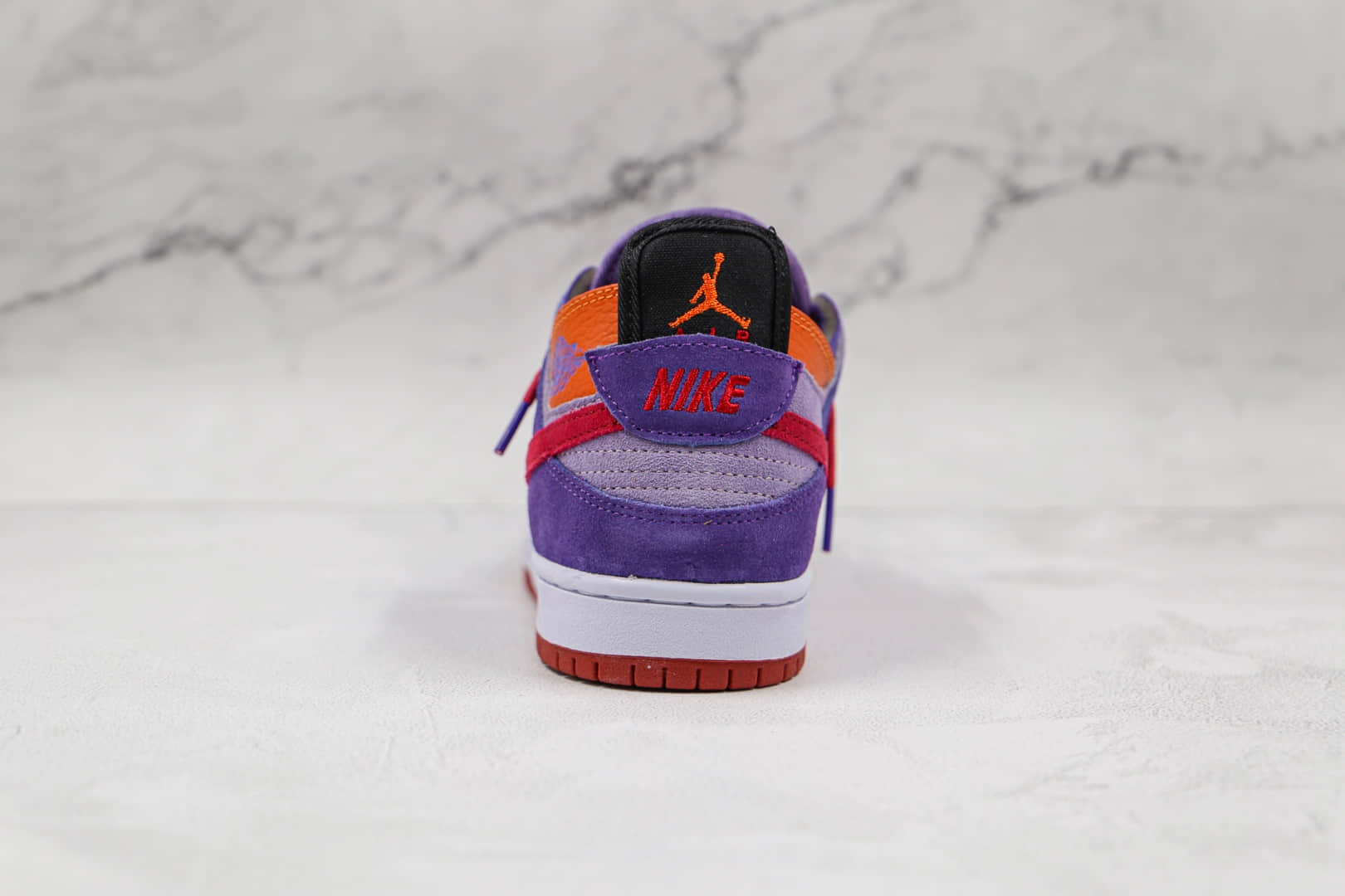 耐克Nike Dunk Low Plum纯原版本低帮OW联名款SB DUNK树莓紫板鞋原楦头纸板打造 货号:BQ6817-100
