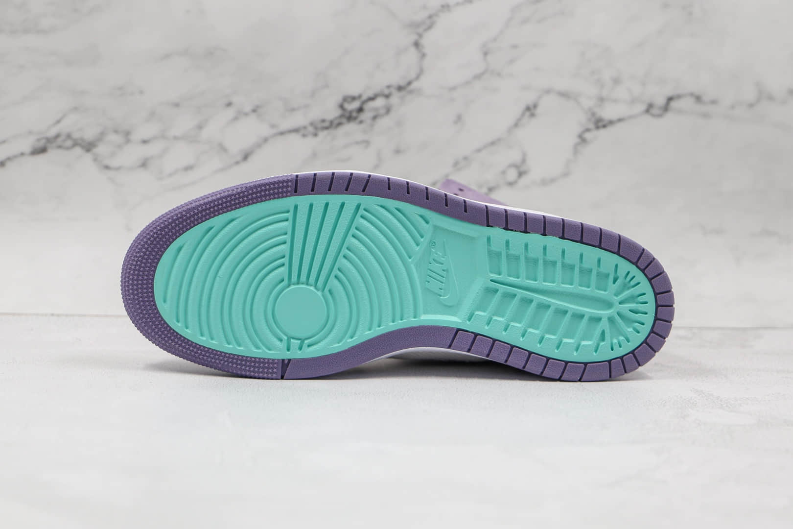 乔丹Air Jordan 1 Zoom Comfort Tropical Twist纯原版本高帮AJ1 Zoom帆布黎明白紫绿色板鞋原鞋开模 货号:CT0978-150