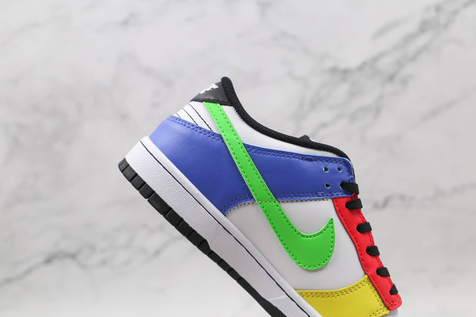 耐克Nike SB Dunk Low纯原版本低帮SB DUNK糖果色白黄绿蓝粉色彩色拼接板鞋原楦头纸板打造 货号:DD1503-106