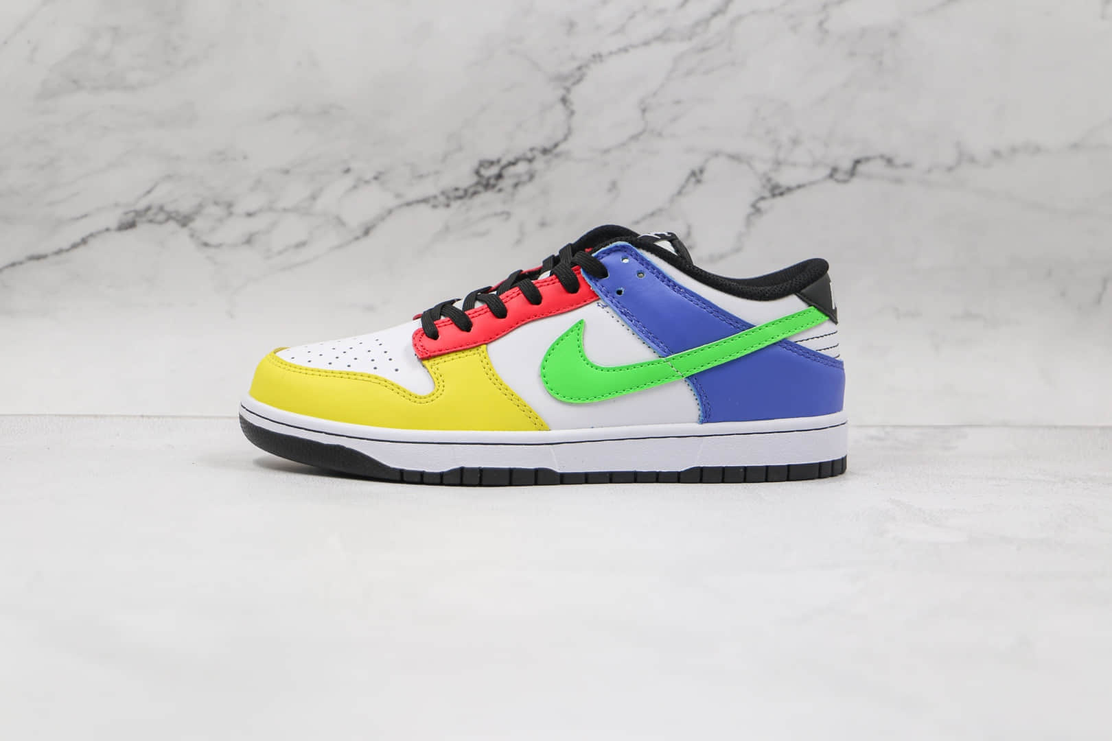 耐克Nike SB Dunk Low纯原版本低帮SB DUNK糖果色白黄绿蓝粉色彩色拼接板鞋原楦头纸板打造 货号:DD1503-106